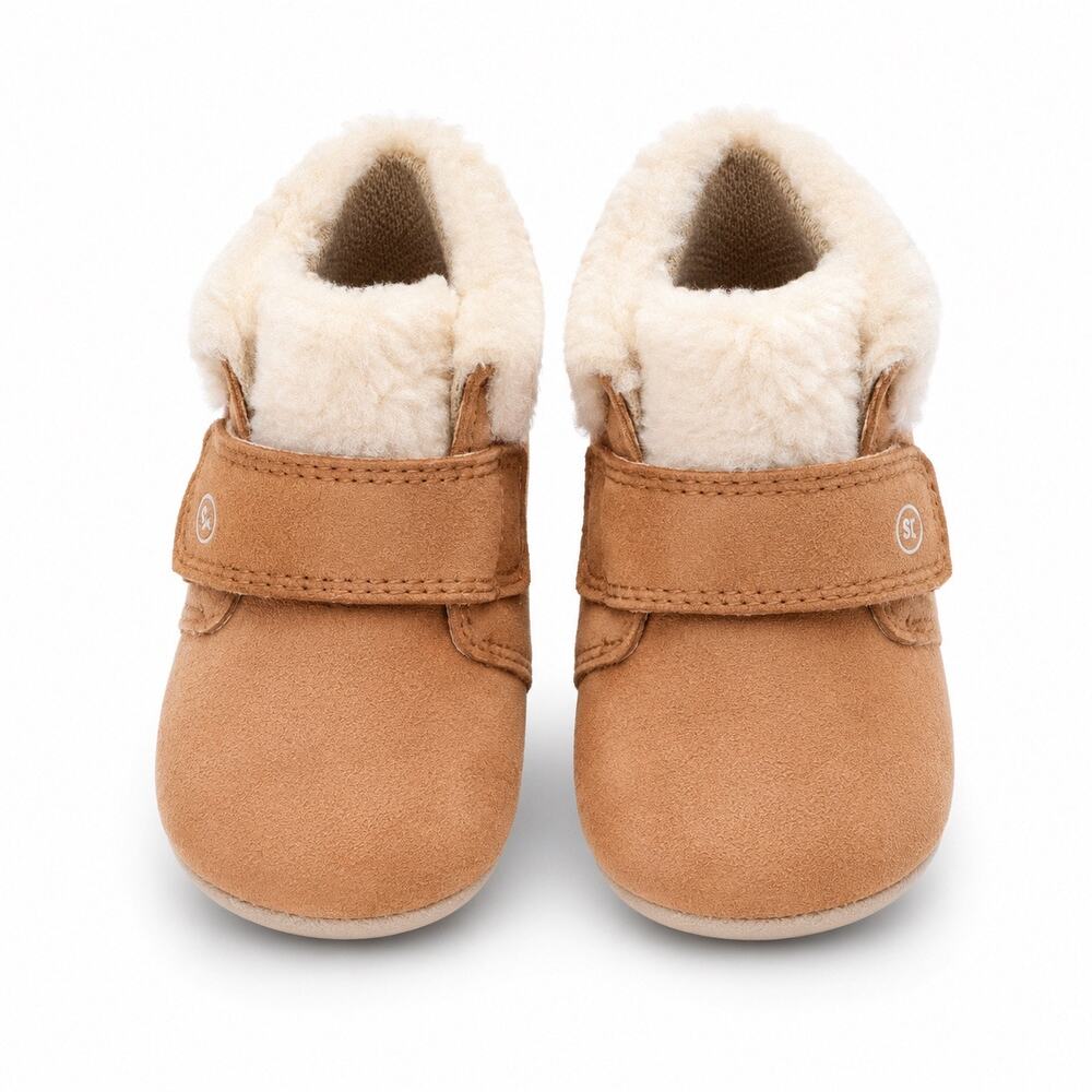 Surprize by Stride Rite Faux Fur Baby Boots 6-12M